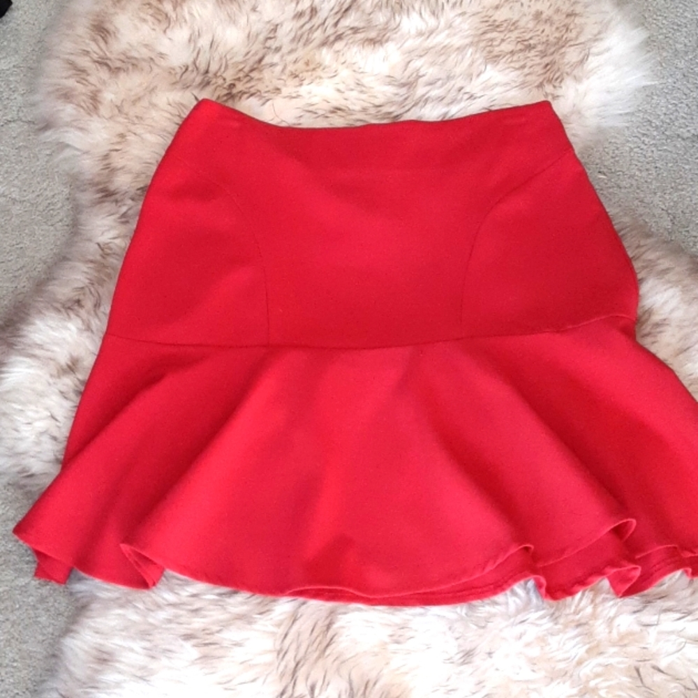 Flirty Red Skirt